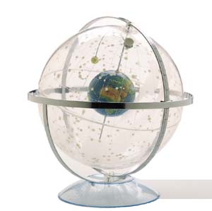 12 Diameter American Educational 310 Basic Transparent Celestial Globe