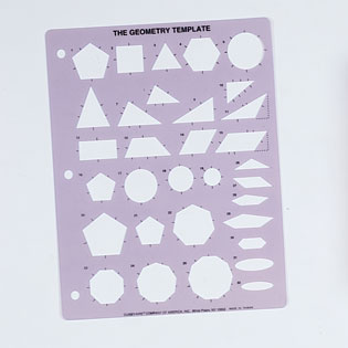 products geometric shapes template