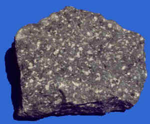 igneous porphyritic andesite rocks